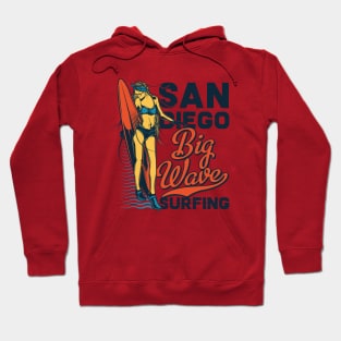 San Diego Surf Girl Hoodie